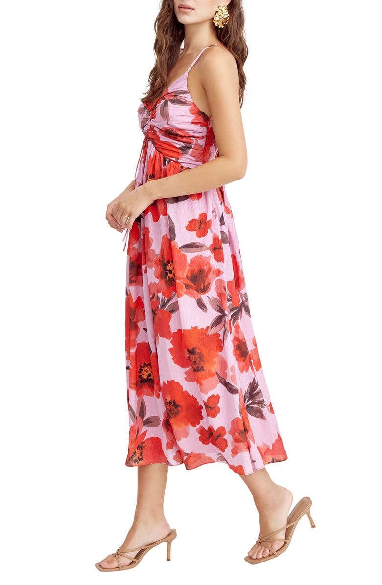 Adelyn Rae Floral Print Sundress, Alternate, color, 