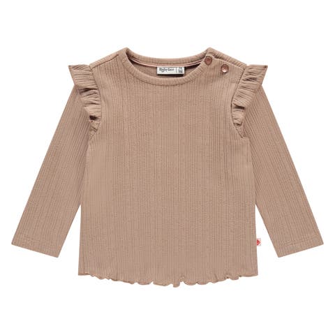 Pointelle Long Sleeve Shirt