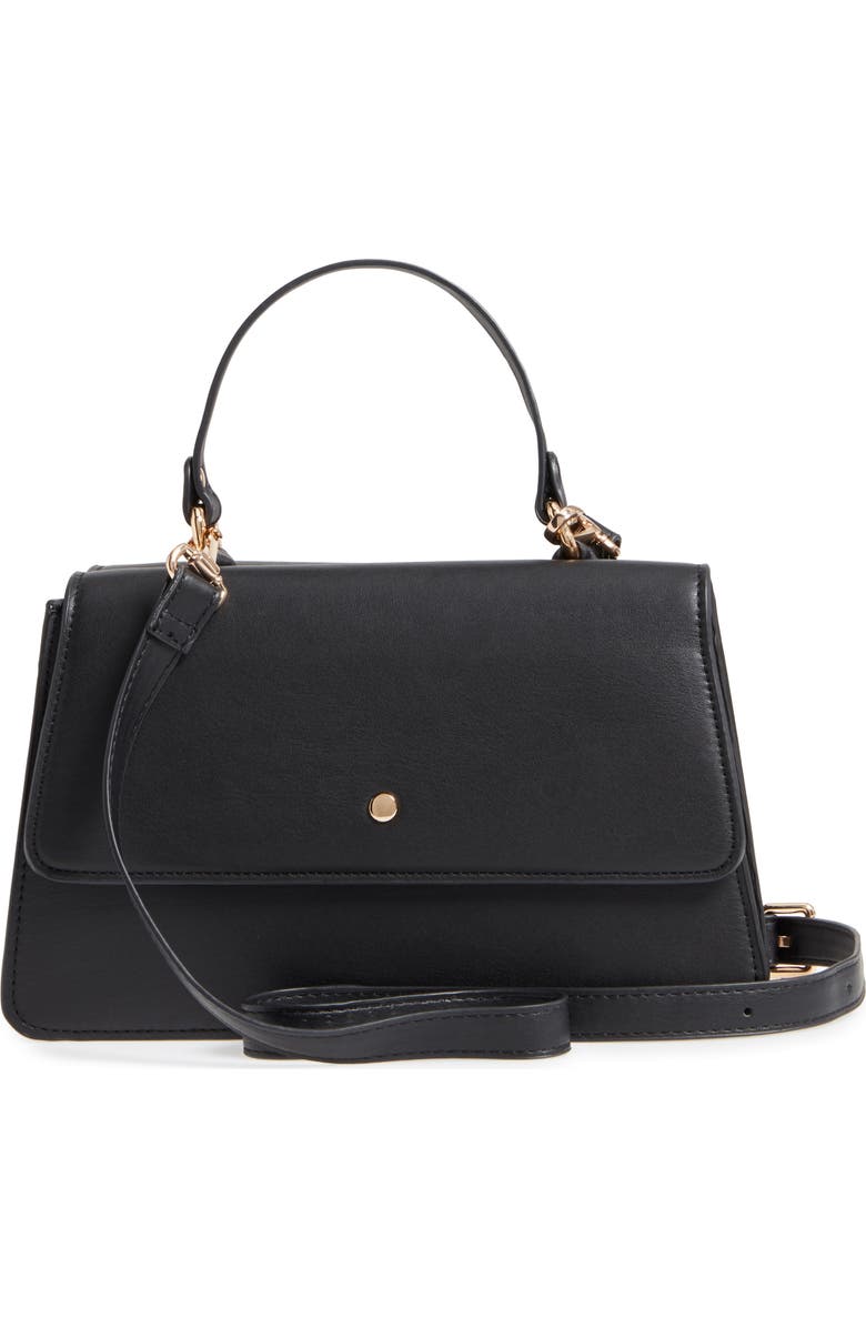 Sole Society Faux Leather Satchel, Alternate, color,