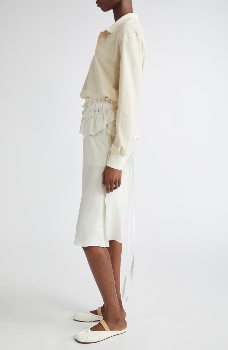Maison Margiela Anonymity of the Lining Long Sleeve Dress, Alternate, color, 