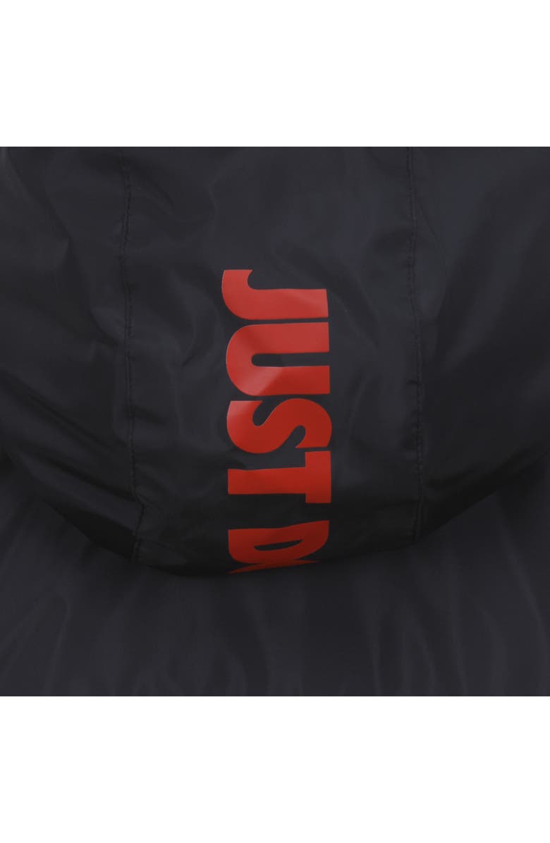 Nike Kids' Just Do It Fleece Lined Windrunner Jacket, Alternate, color, Smoke Grey