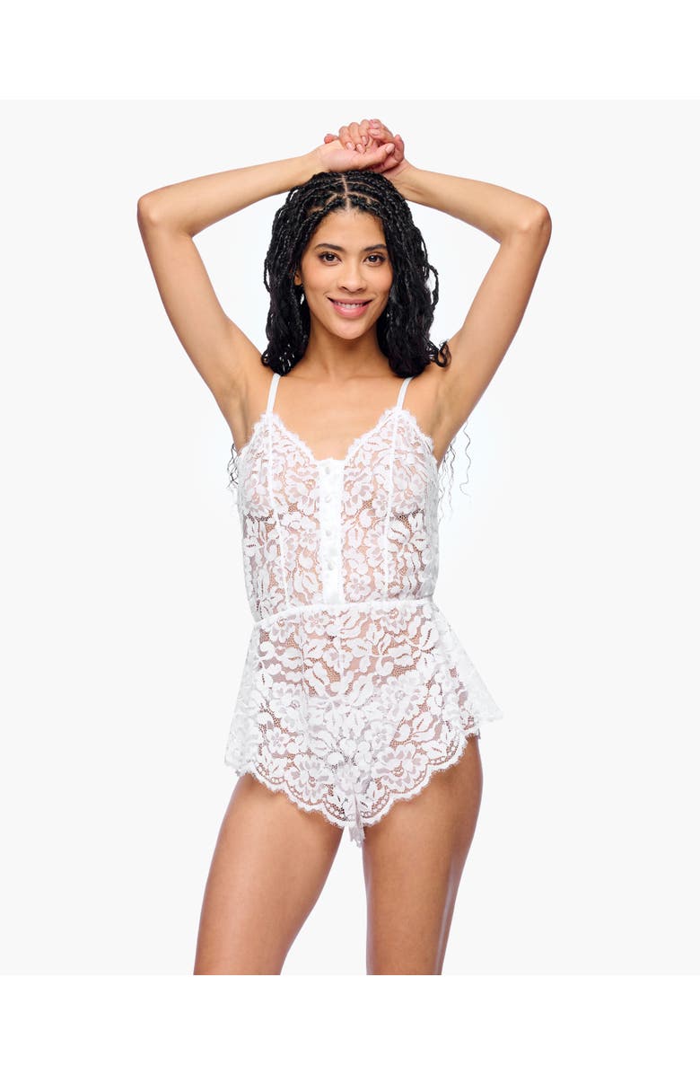 Cosabella Magnolia Teddy, Main, color, White