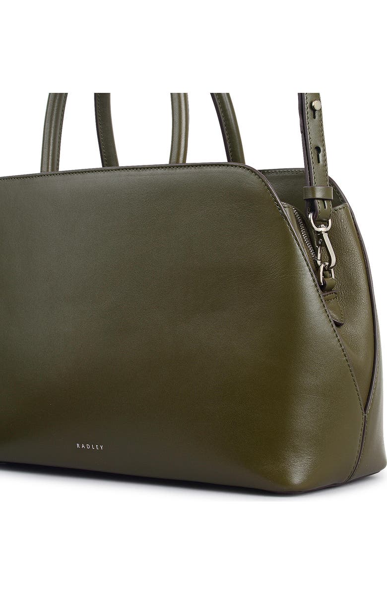 Radley Liverpool Street Medium Ziptop Satchel Bag, Alternate, color, Pine Needle