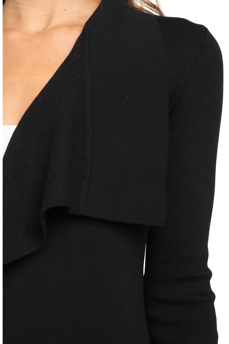 Zimmer Tie Waist Cardigan, Alternate, color, BLACK