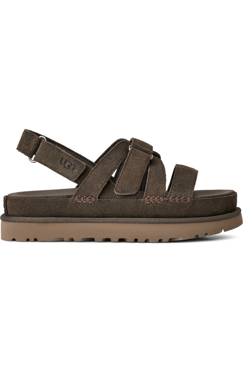 UGG<sup>®</sup> Goldenstar Gleam Sandal, Alternate, color, Dense Smoke