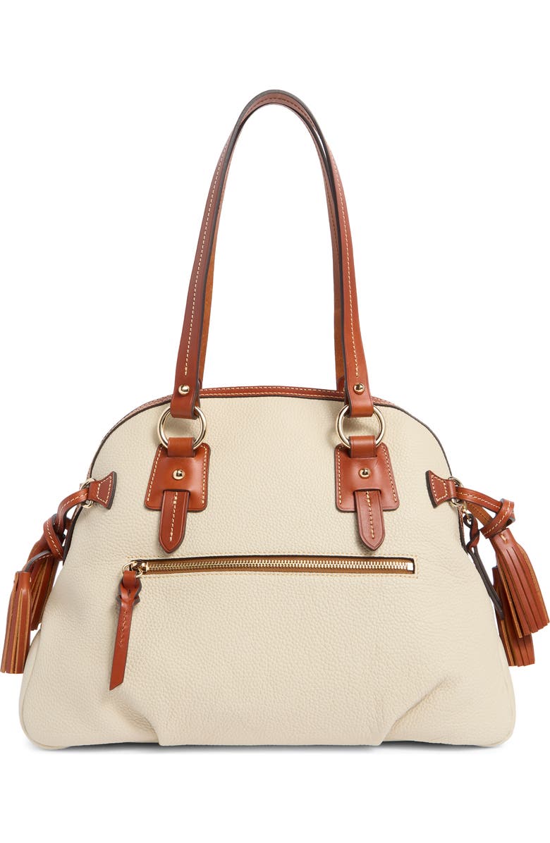 Dooney & Bourke Domed Leather Satchel, Alternate, color,