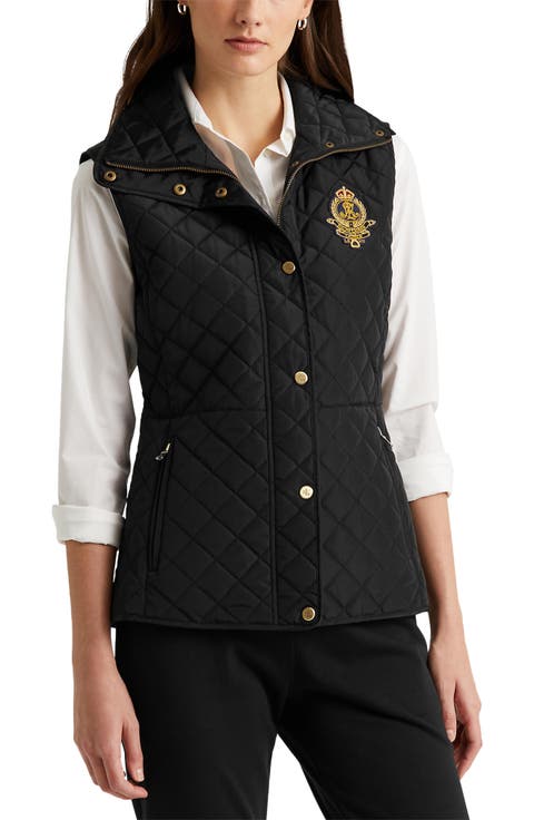 Quilted Crest Vest