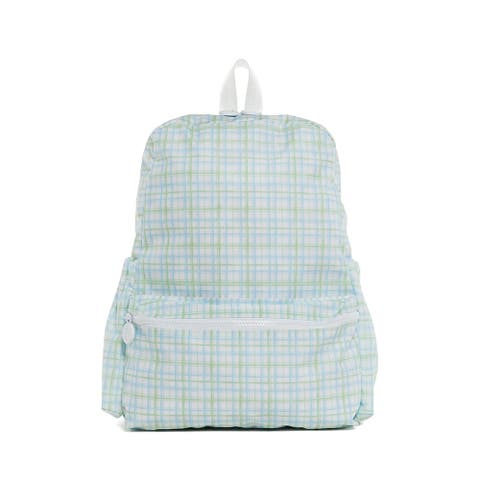 Classic Plaid Green Backpack