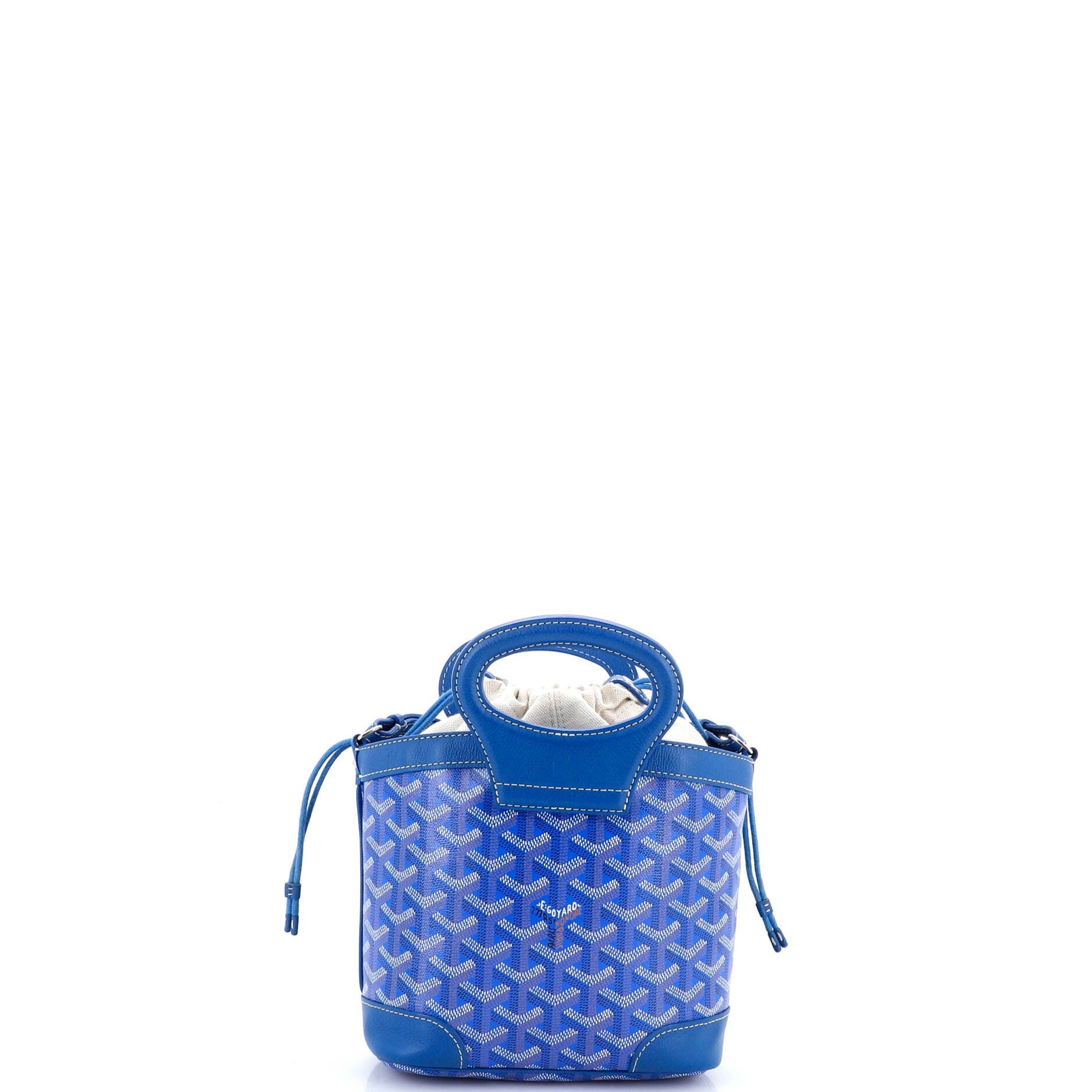 Pre-Owned Goyard Beluga Bag Coated Canvas Mini, Alternate, color, Blue