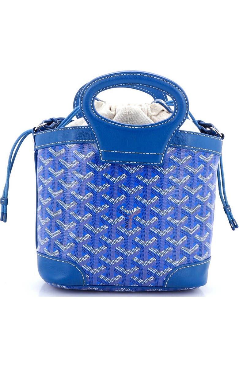 Pre-Owned Goyard Beluga Bag Coated Canvas Mini, Alternate, color, Blue