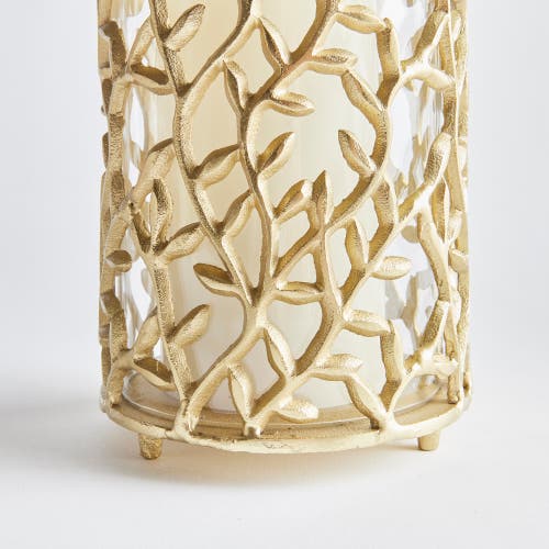 Napa Home & Garden Celine Hurricane Candle Holder In Gold