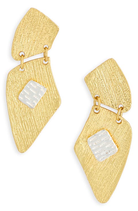 Patchwork Drop Earrings