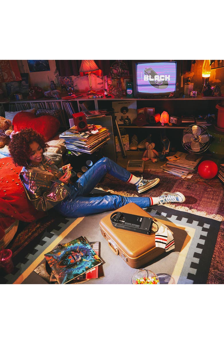 Audio-Technica AT-SB727 Sound Burger Portable Turntable with Bluetooth, Alternate, color, Black