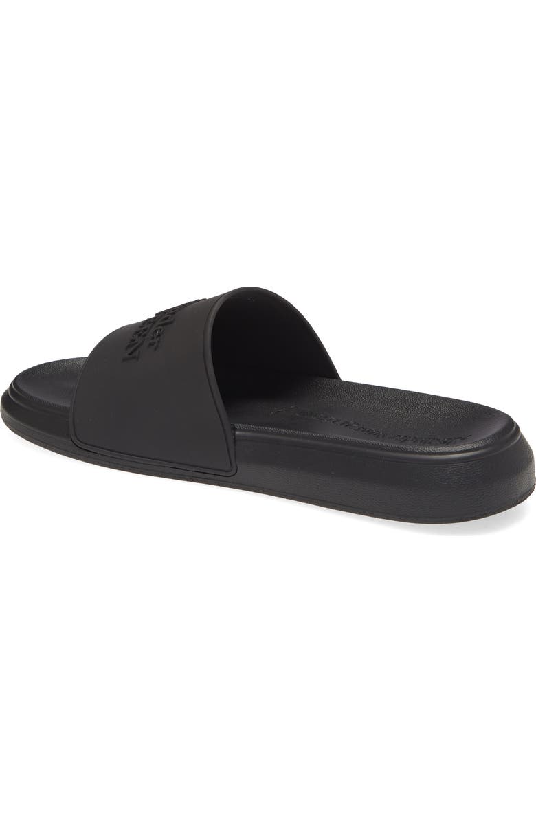 McQueen Alexander McQueen Hybrid Logo Slide Sandal, Alternate, color,