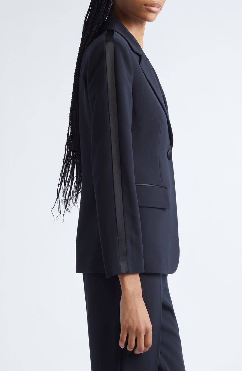 Emporio Armani Tuxedo Jacket, Alternate, color, Navy