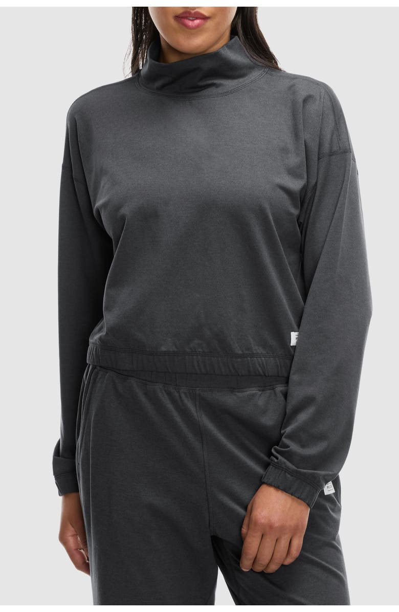 Peloton Dreamblend Funnel Neck, Alternate, color, Heather Grey