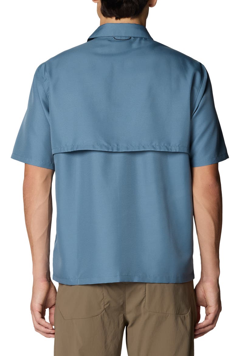 Sun Drift Cooling Short Sleeve Shirt, Alternate, color, ADRIATIC BLUE