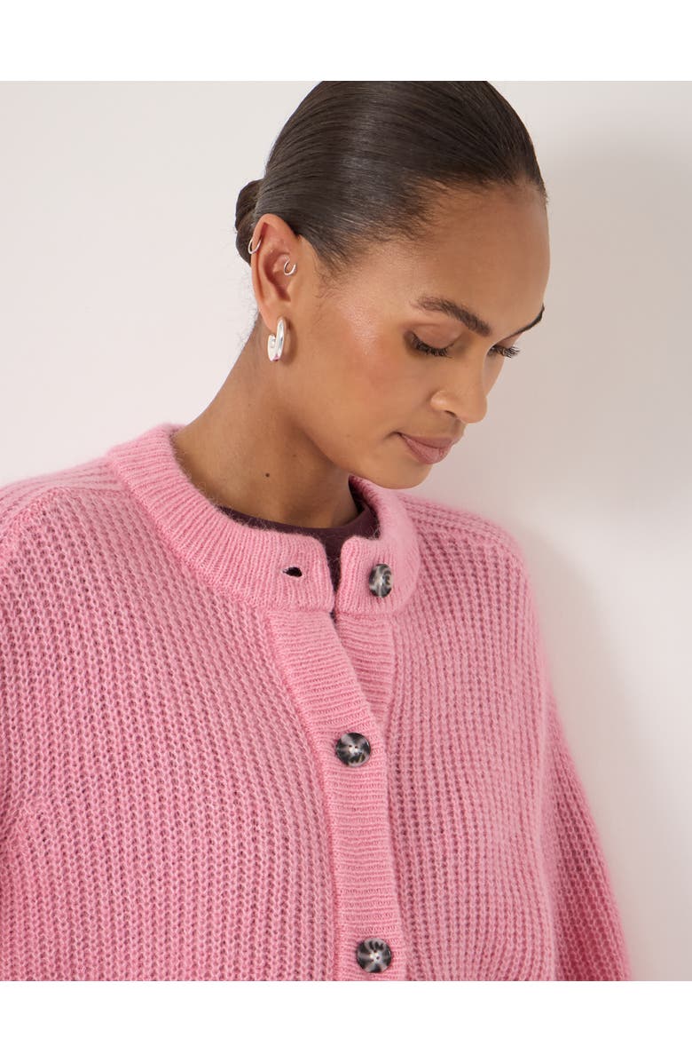 Hush Raven Wool Blend Cardigan, Alternate, color, Rose Pink