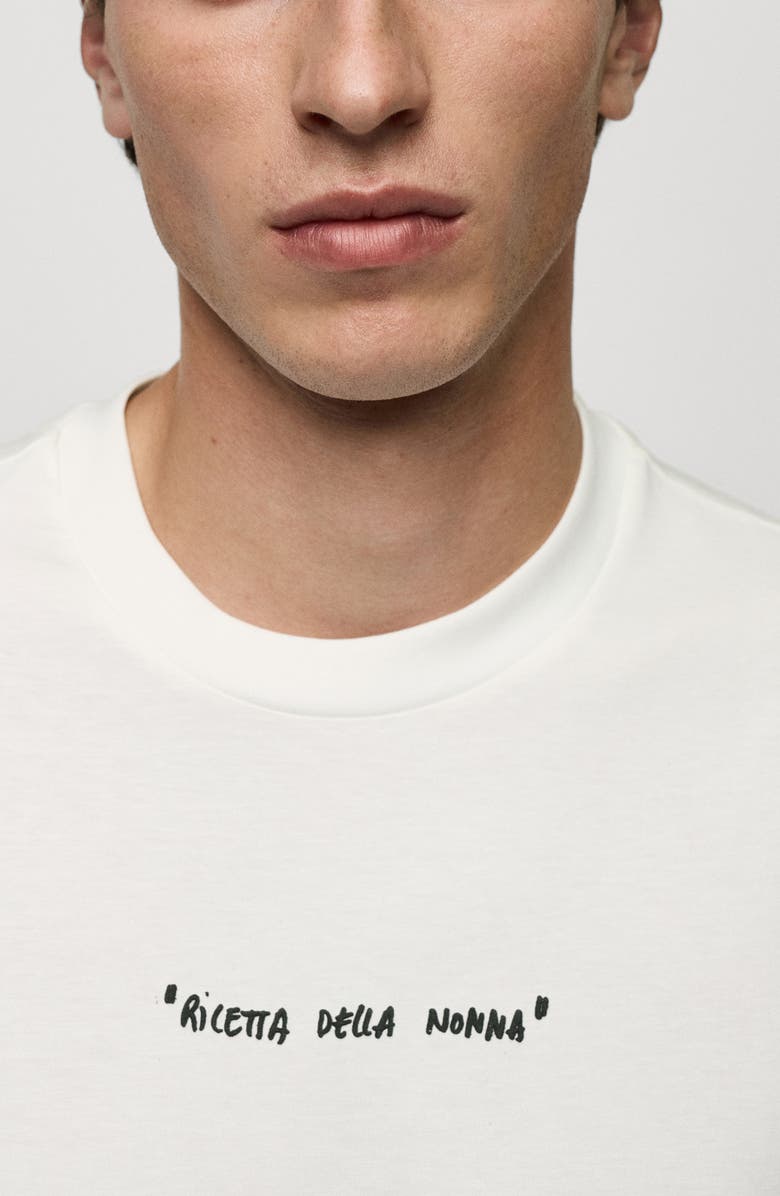 MANGO Ricetta Della Nonna Graphic T-Shirt, Alternate, color, 