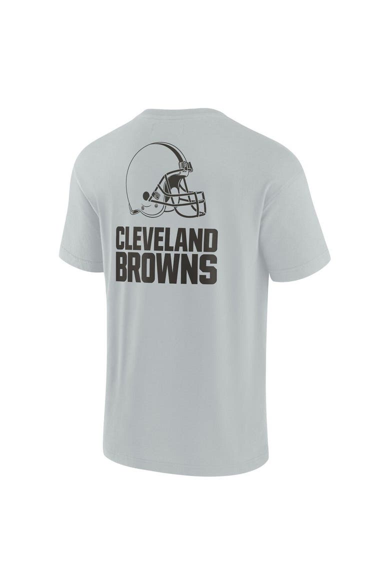 Unisex Fanatics Signature Gray Cleveland Browns Elements Super Soft Short Sleeve T-Shirt, Alternate, color, Gray