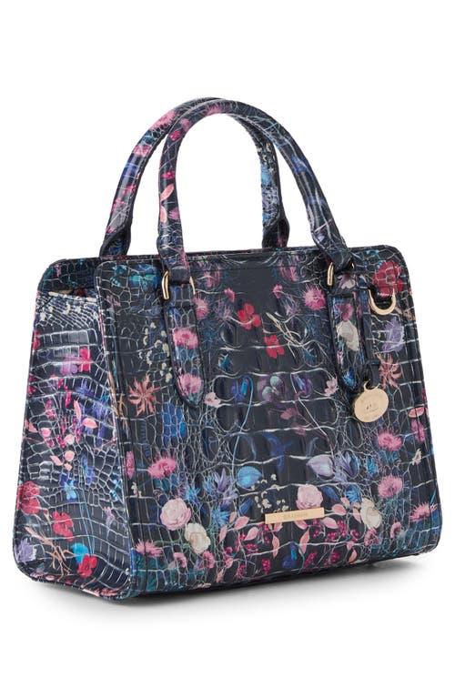 Brahmin Cami Embossed Leather Satchel