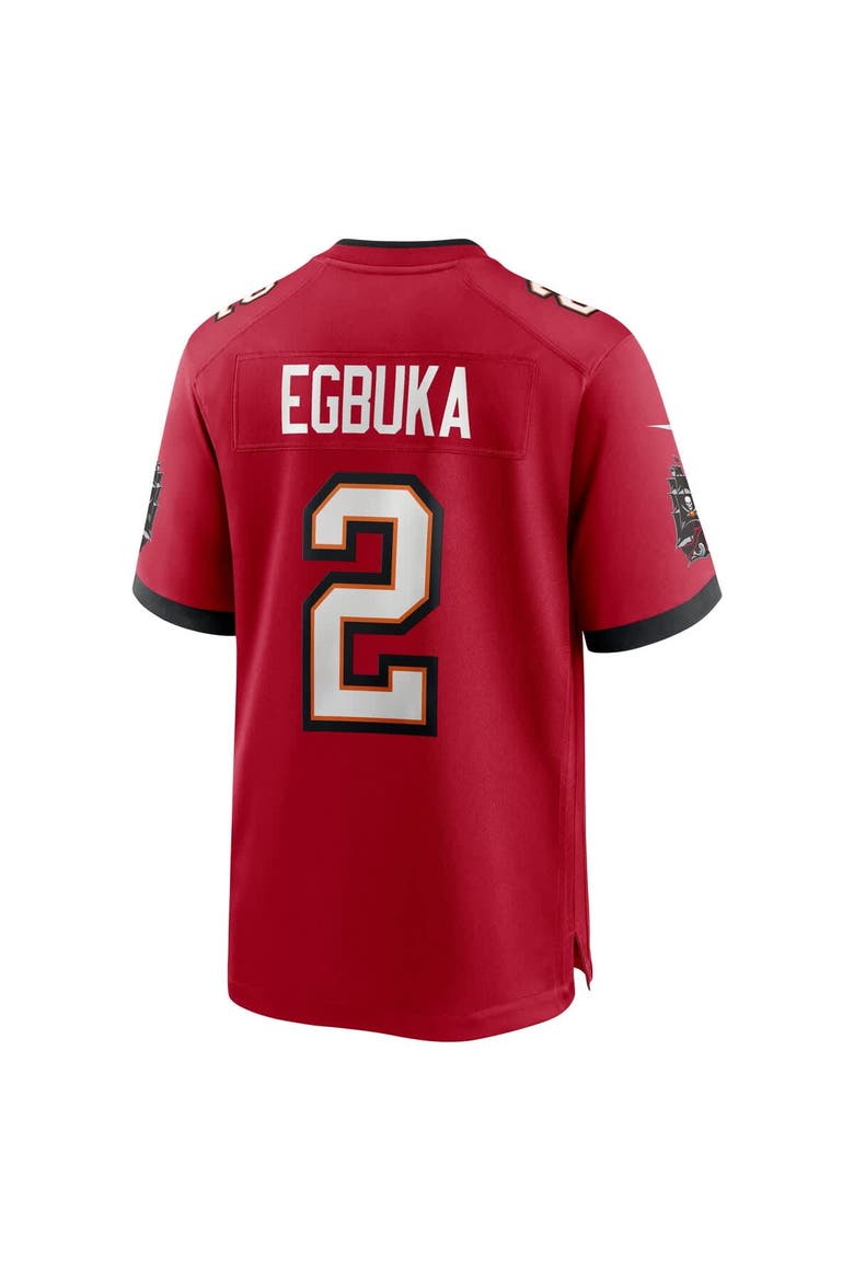 Men's Nike Emeka Egbuka Red  Tampa Bay Buccaneers Team  Game Jersey, Alternate, color, Red