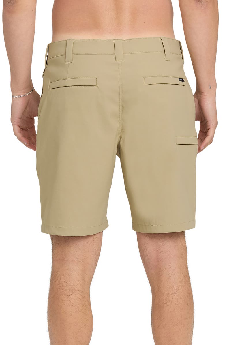 Quiksilver Fairway Flat Front Golf Shorts, Alternate, color, Twill