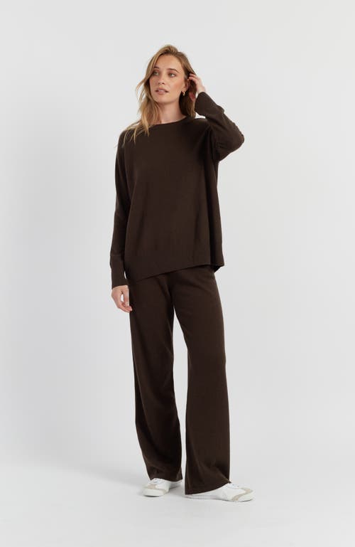 Chinti & Parker Pure Cashmere Slouchy Sweater In Brown