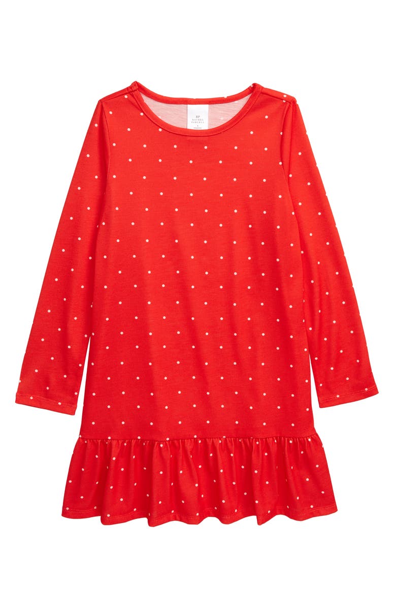 Rachel Parcell Ruffle Nightgown, Main, color, 