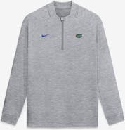 Nike Men's Nike  Gray Florida Gators Par Raglan Tri-Blend Therma-FIT Half-Zip Pullover