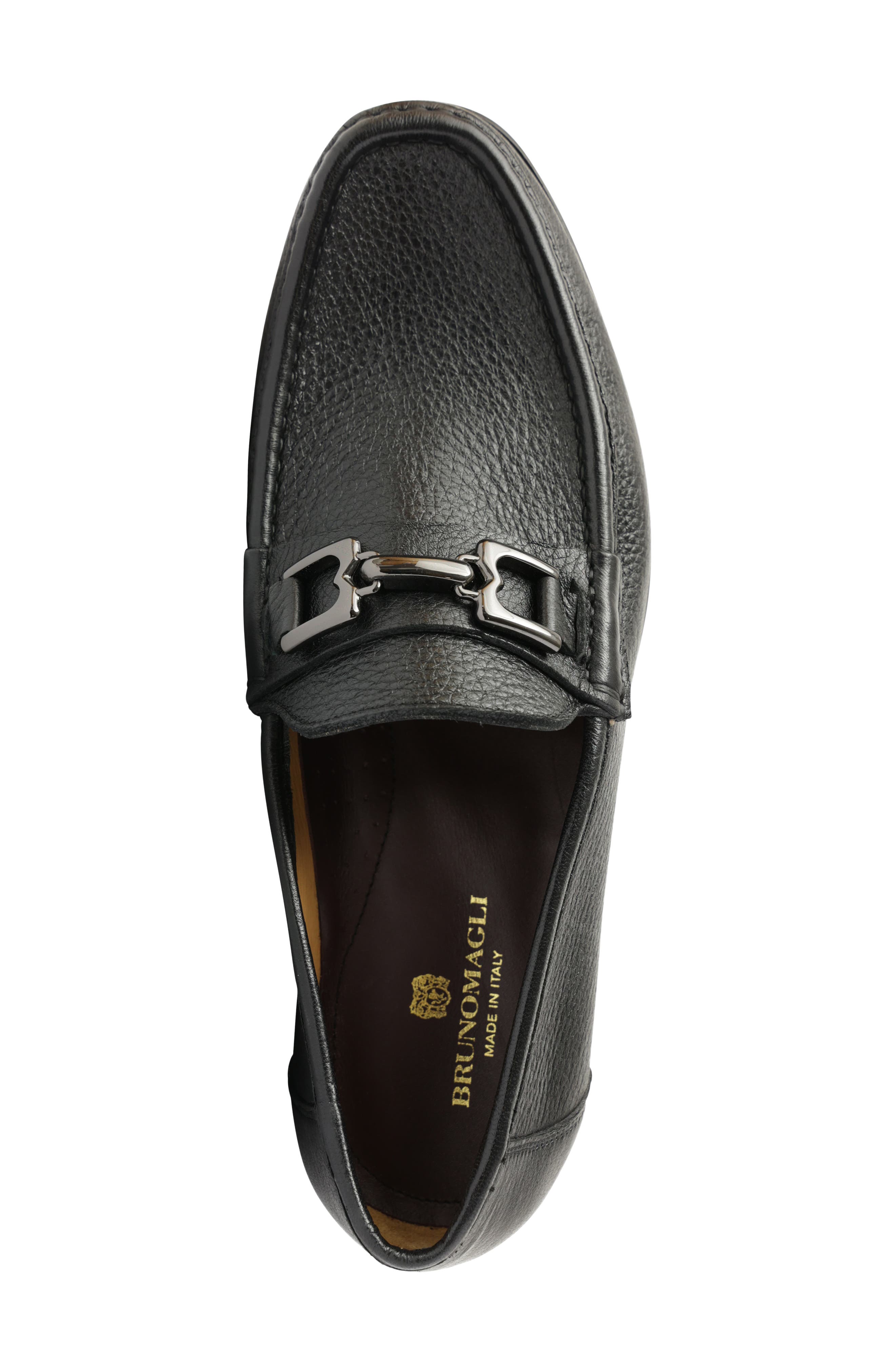Bruno Magli Trieste Bit Loafer, Alternate, color, Black Cervo
