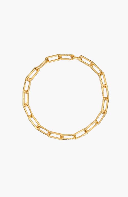 Yoj Oto Maxi Chain Necklace In Gold
