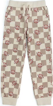 Sweet Wink Football Checkered Jogger