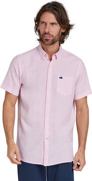 Raging Bull Short Sleeve Linen Blend Shirt
