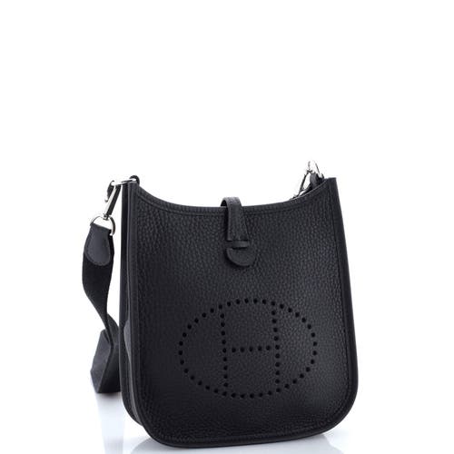 Pre-owned Hermes Hermes Evelyne Bag Gen Iii Clemence Tpm In Blue