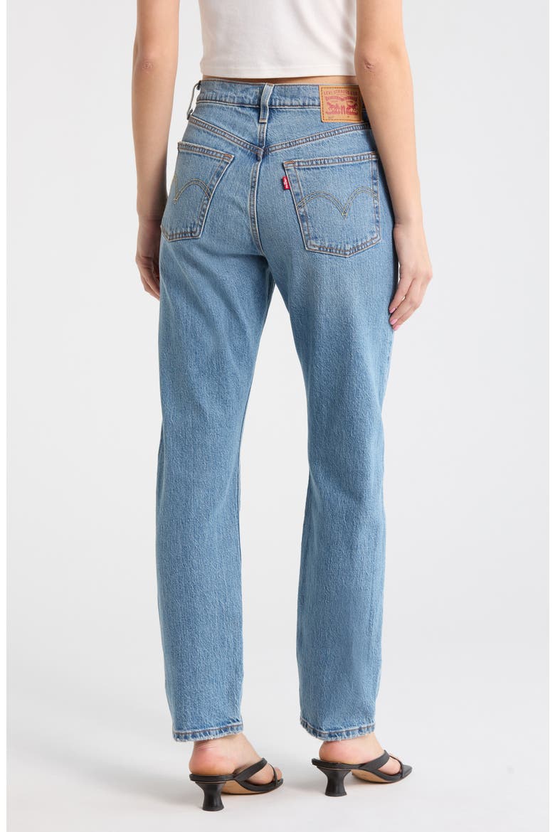 501® High Waist Straight Leg Jeans, Alternate, color, GRAND MAGIC