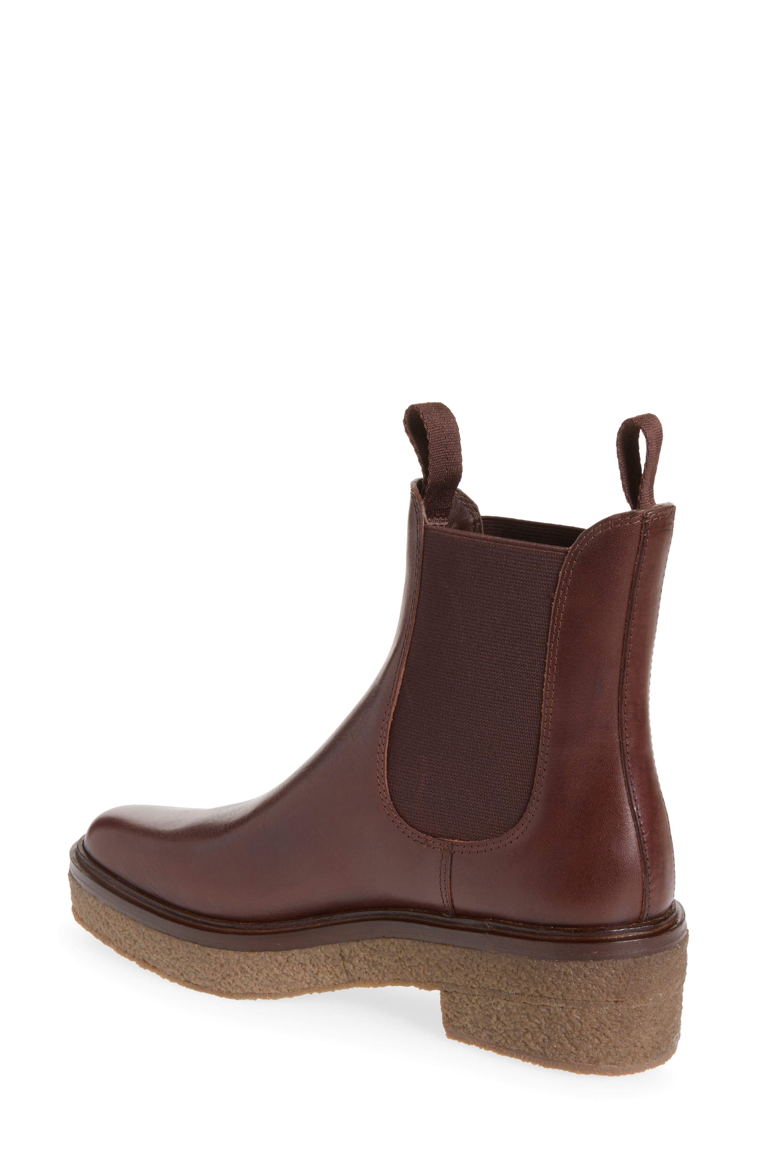 Raquel Leather Chelsea Boot, Alternate, color, ESPRESSO