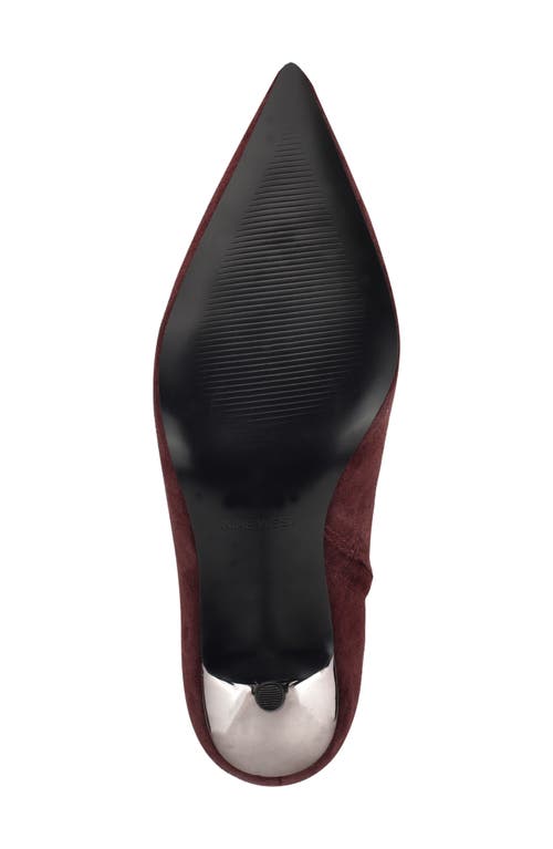 Nine West Narend Pointy Toe Bootie In Brown