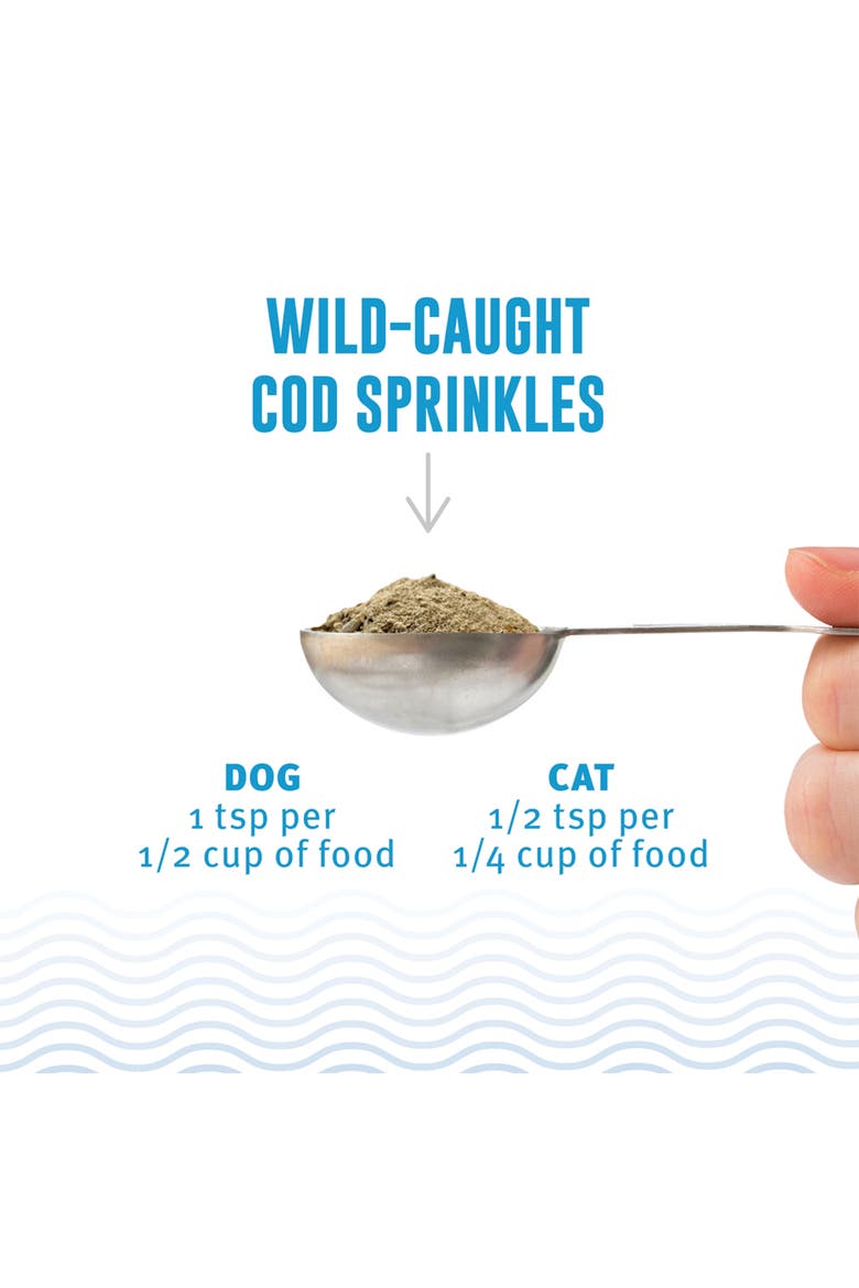 Viking Boost Wild Caught Cod Skin Sprinkles Food Topper, Alternate, color, Multicolored