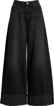 rag
bone Sofie Cuffed High Waist Wide Leg Jeans