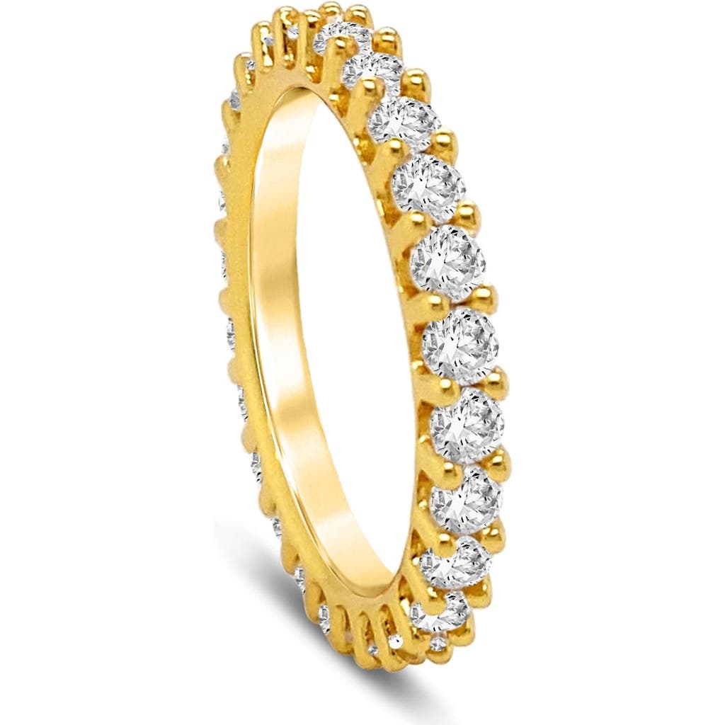 Anna Zuckerman One Carat Skinny Eternity Ring In Yellow Gold