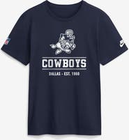 Nike Men's Nike Navy Dallas Cowboys Always Prepared Essential Cotton Long Sleeve T-Shirt