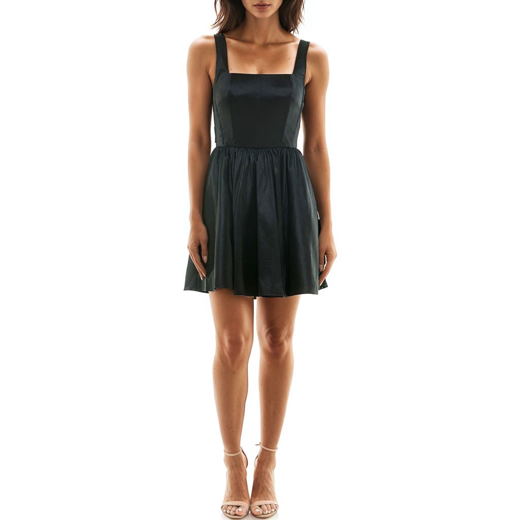 Socialite Bow Detail Minidress in Black