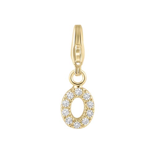 Electric Picks Initial Charm In Gold - O