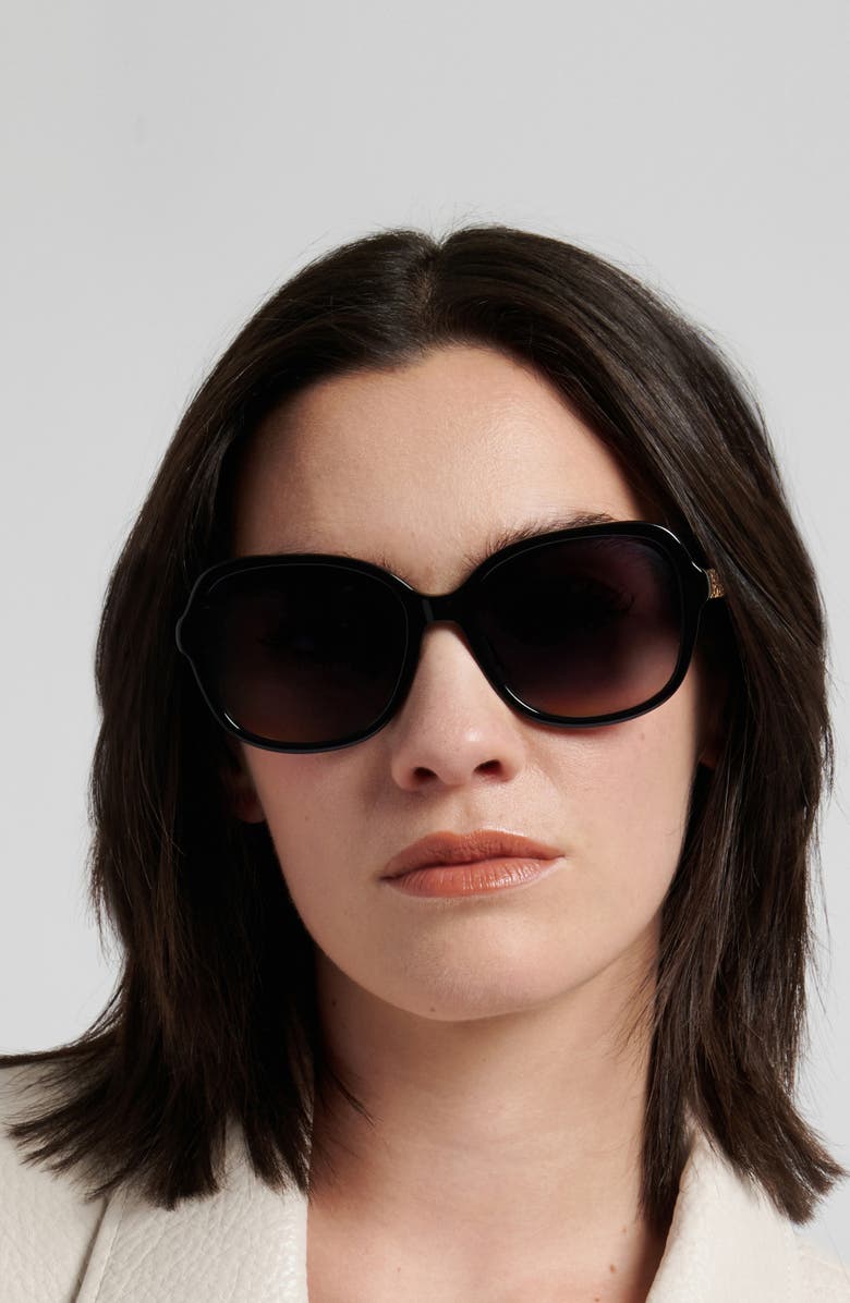 Kate Spade New York eliza 57mm gradient round sunglasses, Alternate, color,