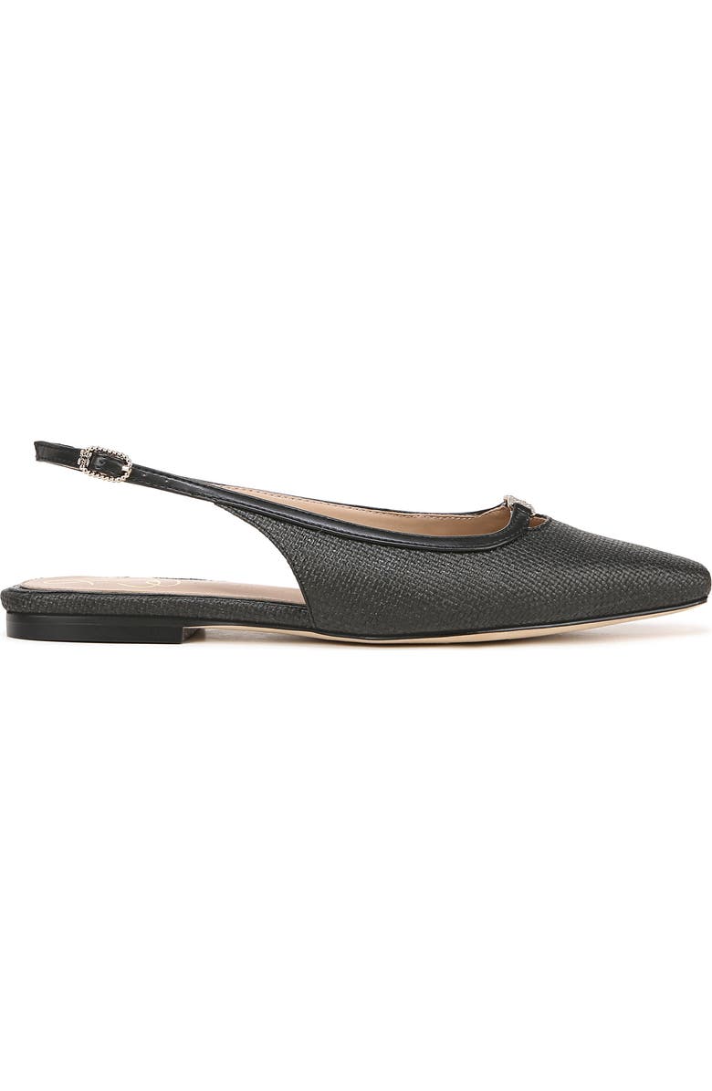 Sam Edelman Cleo Slingback Flat, Alternate, color, Black