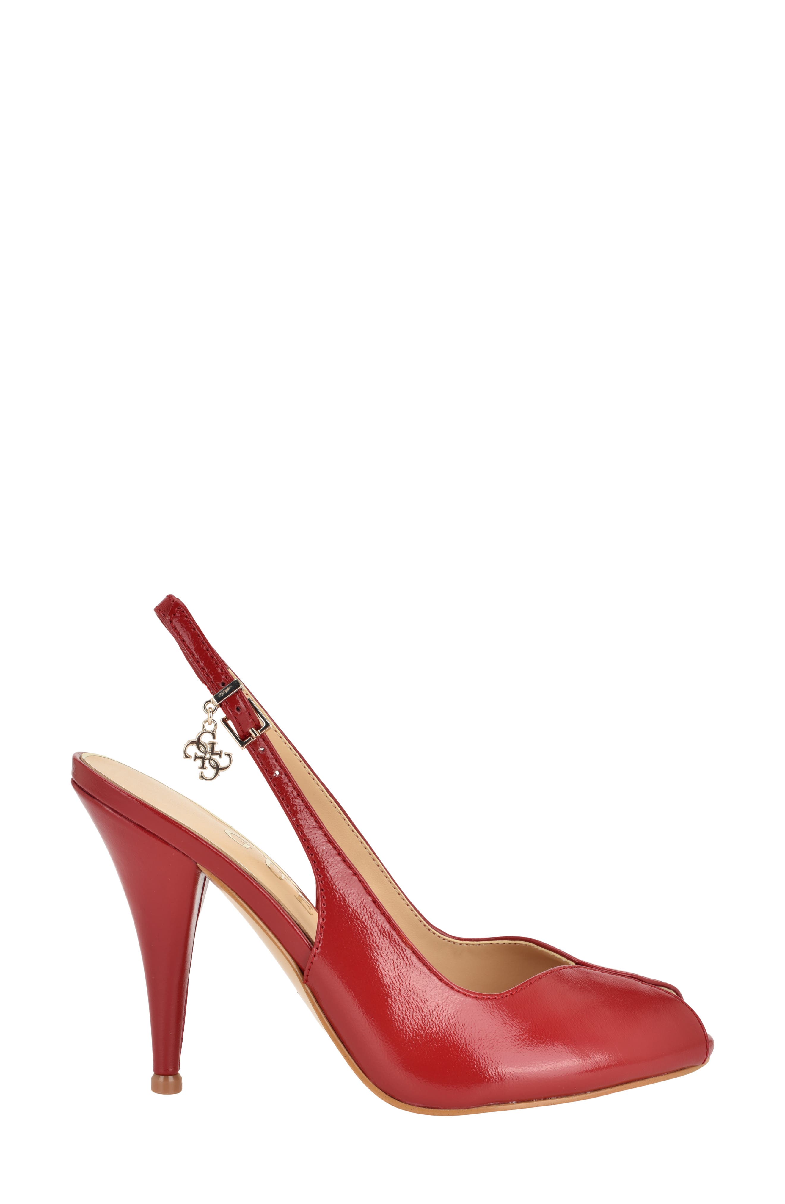 Ilovea Slingback Pump, Alternate, color, RED