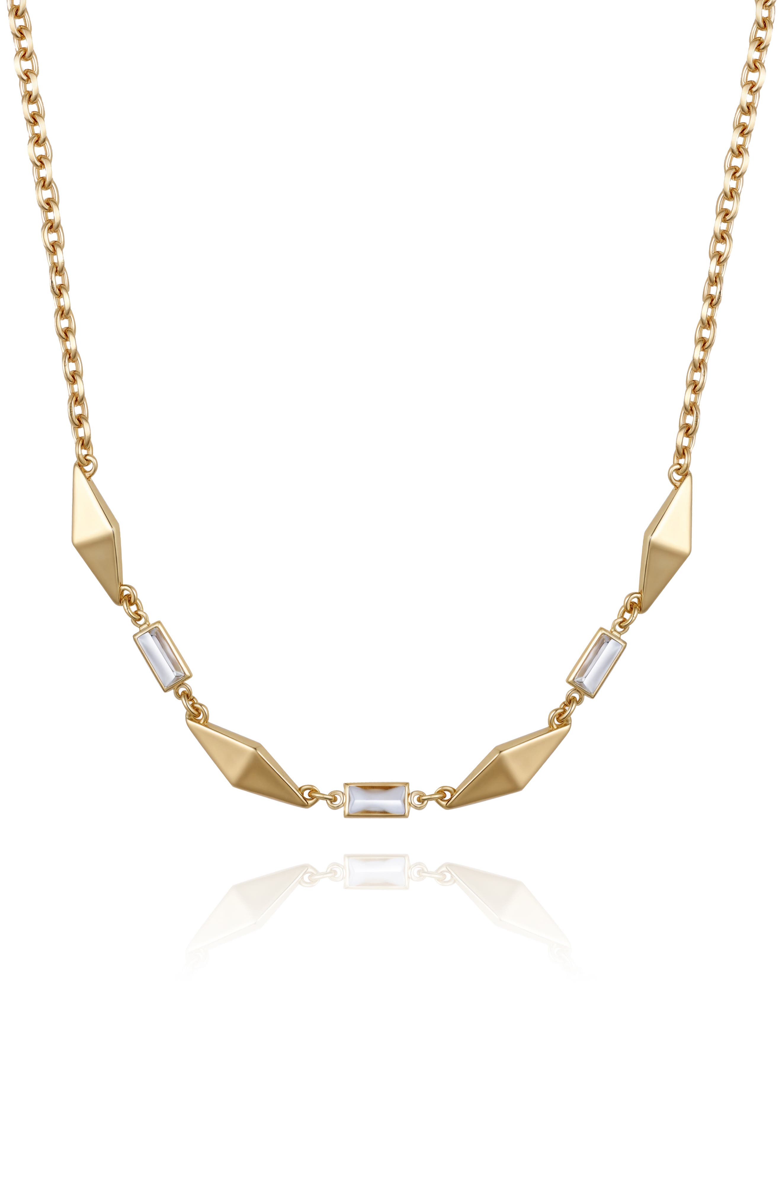 Vince Camuto Frontal Link Necklace