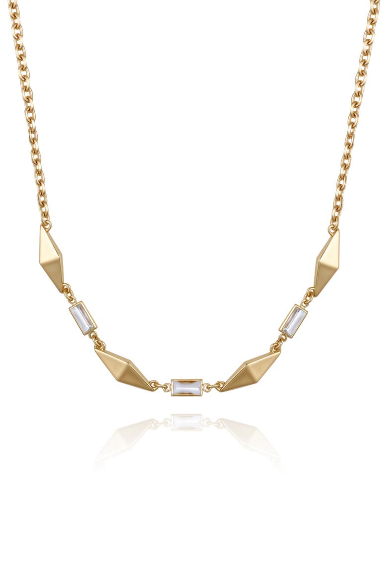 Frontal Link Necklace, Main, color, GOLD