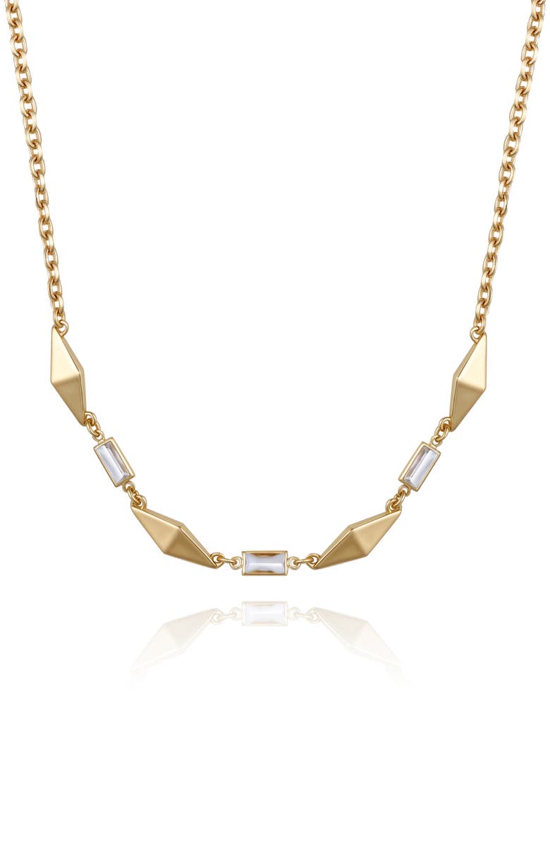 Vince Camuto Frontal Link Necklace, Main, color, Gold